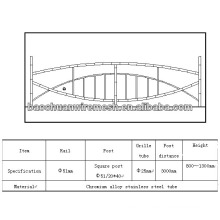 Stainless steel traffic barrier fence